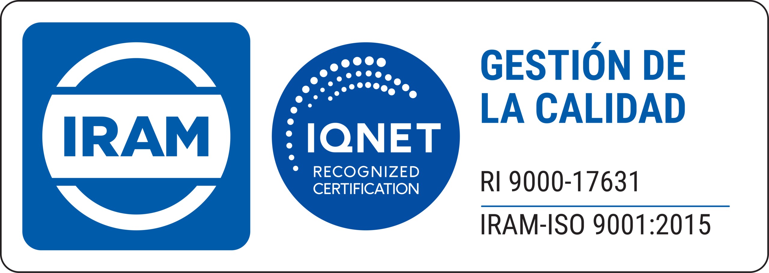 Certificación ISO 9001